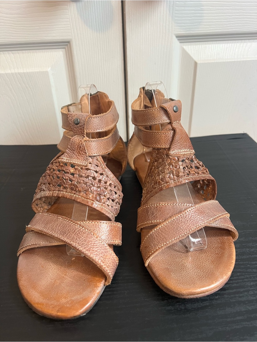 Bed Stu Leather Capriana Tan Sandals Size 8.5 - Picture 2 of 16